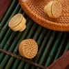 YUE QIN Pack of 12 Rattan Furniture Knobs Cabinet Knobs