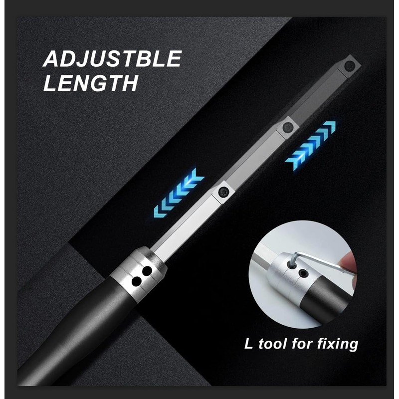 2PCS Carbide Wood Lathe Turning Tools Handle, Interchangeable CNC Process