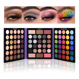 Paleta De Sombras De Ojos Ucanbe Pretty Pro, 86 Colores De M