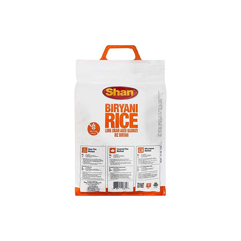 Shan - Extra Long Grain Aged Basmati Biryani Rice (10