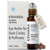Kinvara Natural Caffeine Eye Roller for Dark Circles and Puffiness