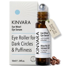 Kinvara Natural Caffeine Eye Roller for Dark Circles and Puffiness - 10ml