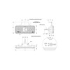 4 x 3 SMD LED Orange Marker Light with Bracket
