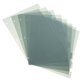 DOITOOL 1 Set Binder Dividers with Tabs Plastic Tabbed Dividers for Loose Leaf Pages for Organizing Documents Schoolwork and Recipes Fit for Notebooks