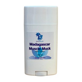 Madagascar Muscle Muck W/Tumeric,Arnica,Spearmint,& Clove,Natural Rub, 2 oz tube by Diva Stuff