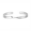 Philip Jones Silver Plated Twist Cuff Bangle