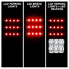 ACANII - Black Full LED Tail Lights Brake Lamps Pair