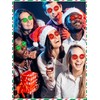 Flutesan 12 Pairs Christmas Party Sunglasses Supplies Team Naughty or