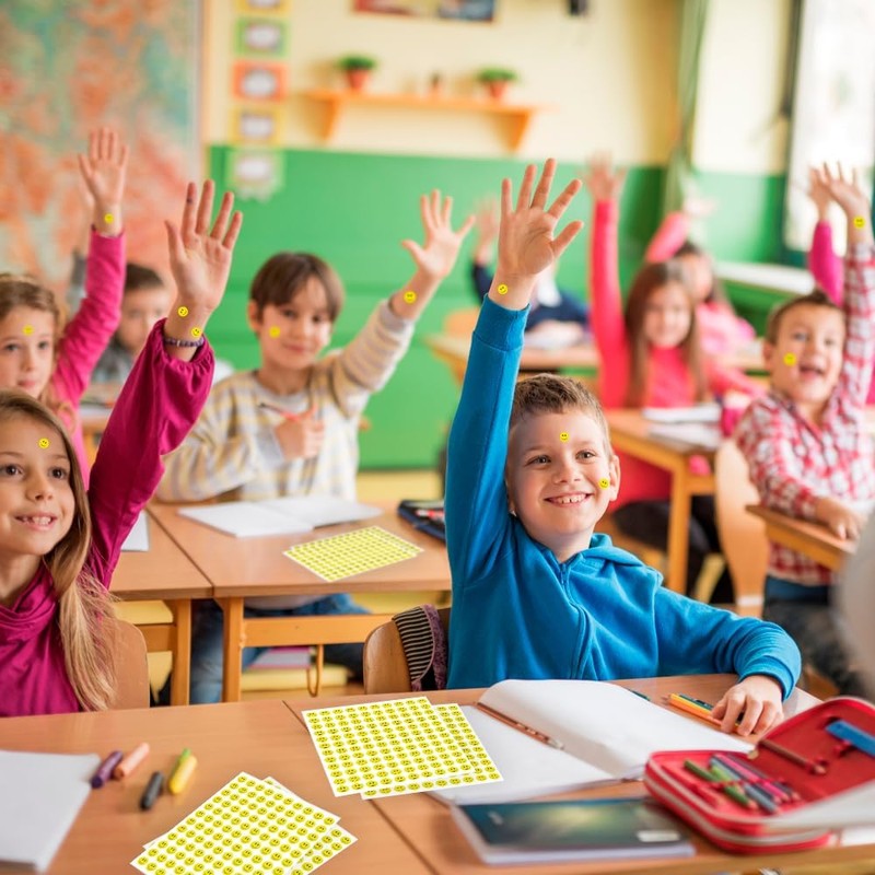 Smiley Face Stickers Small Yellow Happy Decals Happy Face Stickers