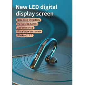 Pmarket Audífono M6 Bluetooth 5.2 Pantalla Indicadora Manos Libres