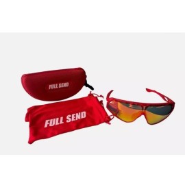 ViPER FULL SEND BY NELKBOYS RED PIT VIPER SUNGLASSES CASE INCLUDED EXTRA SHADES COLORS