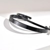 Stainless Steel Cuff Bracelet Set for Mens Women: 2Pcs Minimal