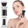 Retractable Kabuki Makeup Brushes, Travel Face Blush Brush, Portable Powder