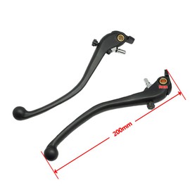 LE LEFOSSI Premium Aluminum Motorcycle Brake & Clutch Lever Compatiable with Ducati 749 848 EVO 999 1098 1198 1199 Streetfighter 1100 Monster 1100 EVO Multistrada 1200 -Safety, Smooth Brake, Black