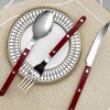 Bistro Shiny Burgundy Dinner Set 3p / 비스트로 샤이니 버건디