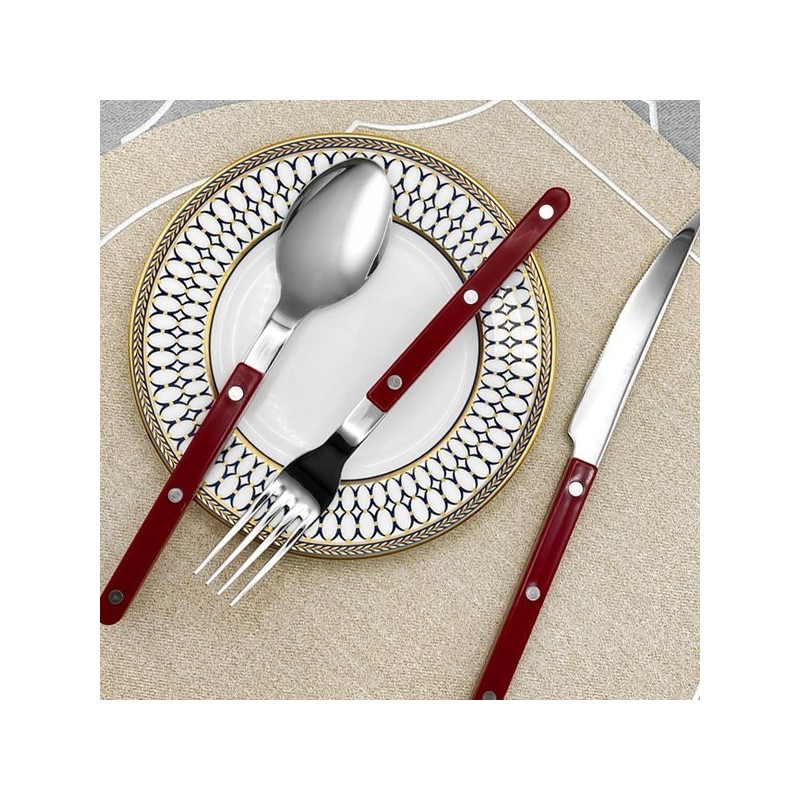 Bistro Shiny Burgundy Dinner Set 3p / 비스트로 샤이니 버건디