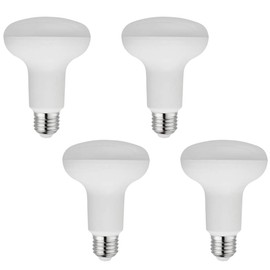 MD Lighting BR25 Led Bulbs 12W Flood Light Bulbs Non-Dimmable(4 Pack), 120 Watt Equivalent 1200LM 3000K Warm White E27 Base R25 Led Light Bulbs for Indoor Lighting Recessed Track Light, 85-265V