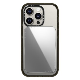 CASETiFY Snappy Card Holder Stand Compatible with Magsafe - Silver Mirror