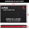 ONREVA Tool Box Foam Inserts for Cases Polyethylene Foam Sheets