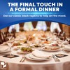 Paterson Paper Black Paper Beverage/Cocktail Napkins Premium Bulk (2 Ply,