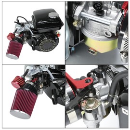 YOXUFA 212cc Carburetor Kit Replacement for Predator 212 224cc Coleman CT200U CT200U-EX BT200X Baja Trailmaster Warrior MB200 Axis M200 196cc 200cc GX160 GX200 6.5hp Mini Bike Go Kart Parts
