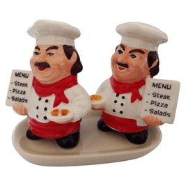 Salt and Pepper Set - Chef de cuisine - incl dish