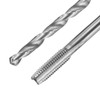 sourcing map Tap and Drill Bit Set, 2pcs M8 x
