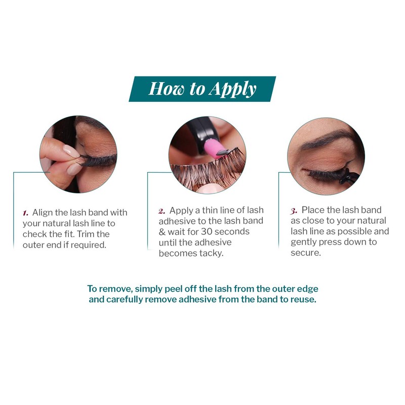 Ardell Lash Extension FX B-Curl False Eyelashes - Eye-Opening Effect