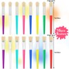 Paint Brushes for Kids, 16 Pcs Toddler Chubby Paint Brushes