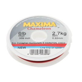 Maxima Chameleon Monofilament Fishing Line, 6 lb Breaking Strength, 50 Meter Length