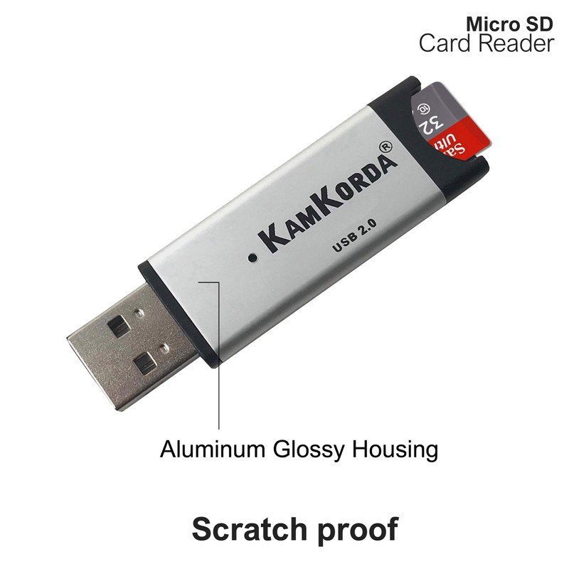 KamKorda Micro SD Card Reader | SD to USB |