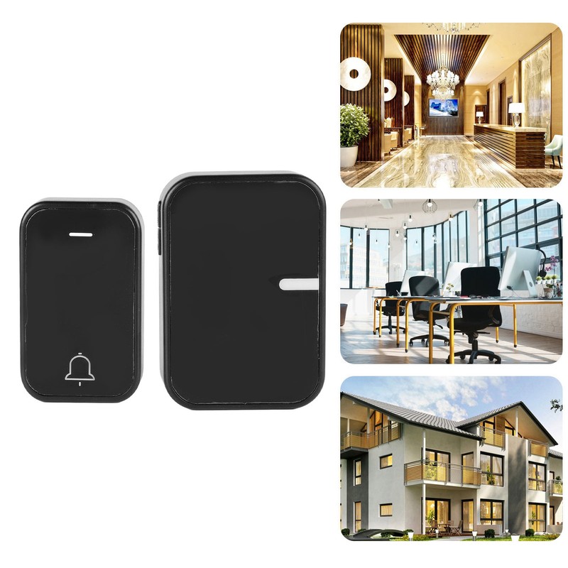 Wireless Doorbell Set Self Powered Generating Waterproof Home Security Doorbell