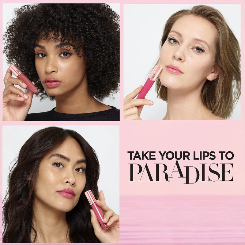 L'Oreal Paris Glow Paradise Balm-in-Gloss, Lip Balm, Non-Sticky Liquid Lip