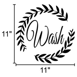 Vinyl Quote Me Laundry Washer Dryer Decal Sticker Decor - White, Wall Decal, Bubble Theme, Farmhouse Style, Laundry Room Decoration