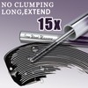 2Pcs Iron Wand Mascara, Metal Mascara Wand, Black Washable Metal