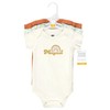 Hudson Baby Unisex Baby Cotton Bodysuits, Magical Rainbow 3-Pack, 0-3
