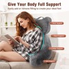 TranquilRelax Reading Pillow, Back Pillow with Pockets for Bed Sitting