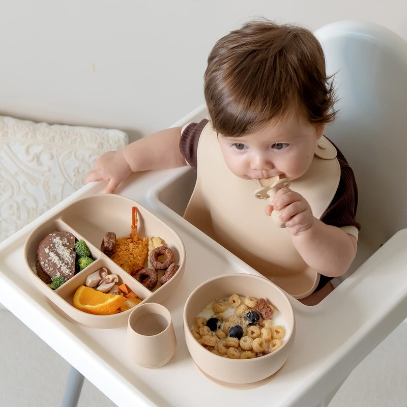 SAMiGO Silicone Baby Spoons Self Feeding 6+ Months - Infant