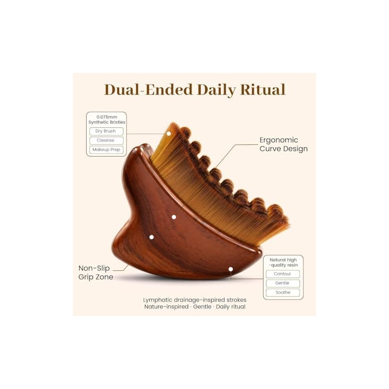 Gua Sha Facial Tool, Compact Lightweight Accessory for Travel and