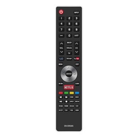 Gvirtue EN-33926A Remote Control Compatible Replacement for Hisense EN33926A TV Remote, Applicable 32K366W 40K366WB 32K20DW 32K20W 40H5 50K610GWN 55K610GWN XV5849 32H5B 40H5B 40K366WN 48H5 50H5B
