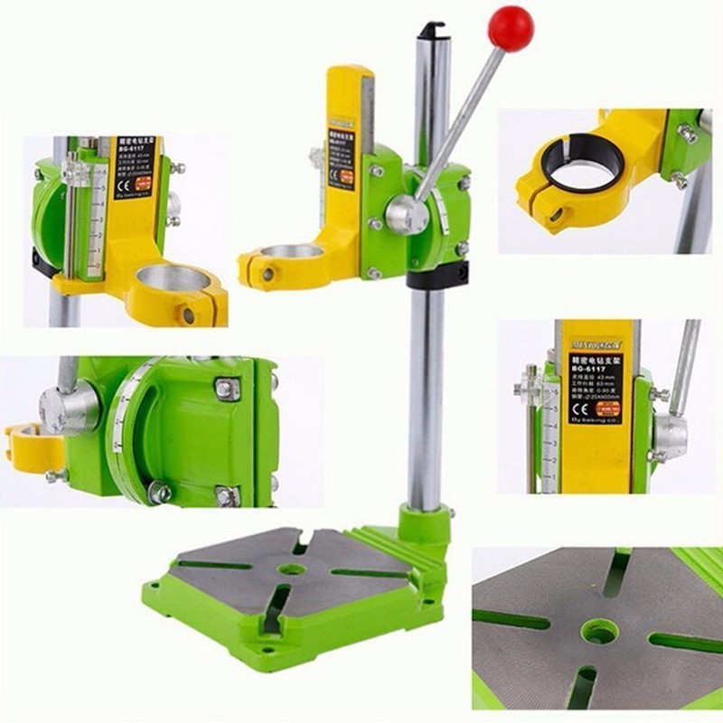 Floor Drill Press stand with cast iron vise/Rotary Tool Workstation