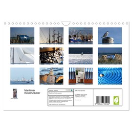 Maritimer Küstenzauber (Wandkalender 2026 DIN A4 quer), CALVENDO Monatskalender