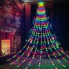 HELESIN Waterproof Christmas Tree Lighting with Stars, 2 m x