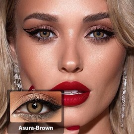 DIY Fake Eyelashes Extensions for Regular Use Easy to Apply Personal Care Product Enhance Your Lashes at Home:_Asura brown