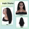 Fecihor 27 inch Drawstring Ponytail Kinky Curly Ponytail for Women