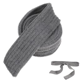 JJUNW Bath Robe Belt Replacement, Hotel Bathrobe Belt Robe Belt for Bathrobe Belt Replacement, 71in x 2in Unisex Replacement Bathrobe Flannel Belt, Hotel Waist Belt Soft Pajamas Belt (Grey)