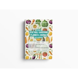 Premium Vegetable Gardening Planner & Journal by Weekwise® - A5 & Hardcover Casebound - 150GSM Pages - Crops, Veg, Growing, Garden, Gift, Present