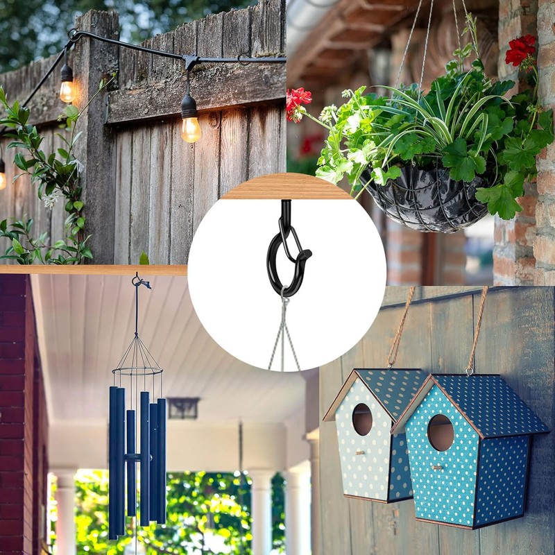 SaveSooo 2 Pcs Ceiling Screw Hook Screw Hook Screw Hook