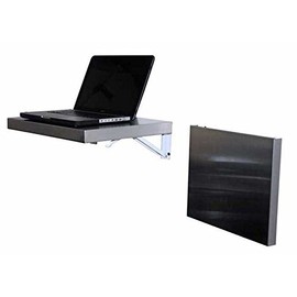 RiversEdge Products Folding Workstation, Stainless Steel, Wall Mounted Shelf, 17" X 14"