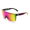 Heat Wave Visual Lazer Face Custom Sunglasses in Core